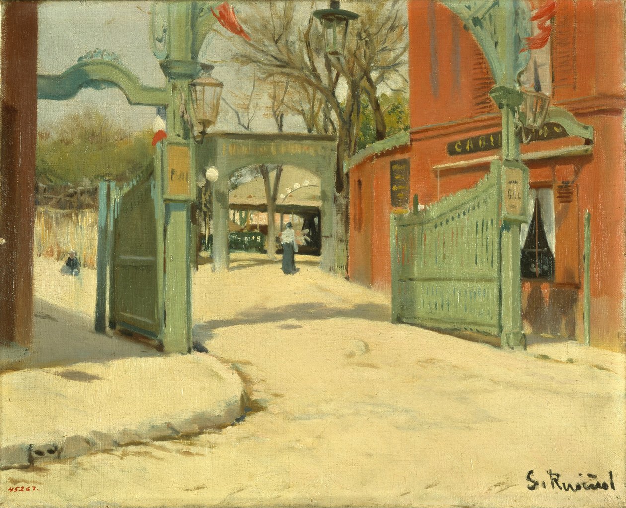 Indgang til parken Moulin de la Galette af Santiago Rusiñol