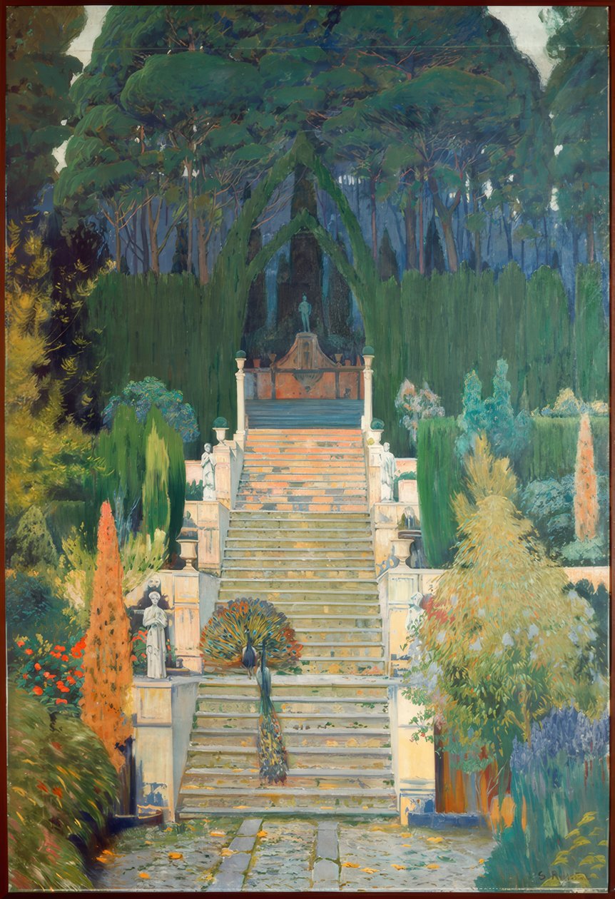Herskabelig have. Raixa II af Santiago Rusiñol