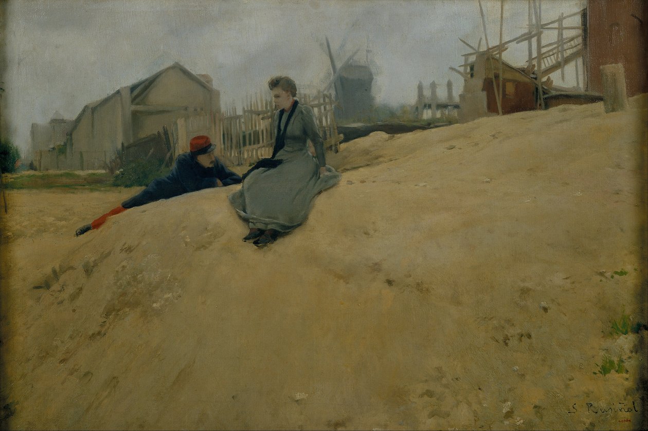 På kampagne af Santiago Rusiñol