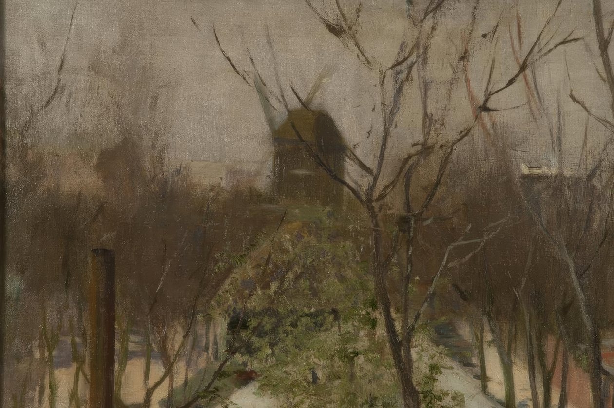 Park ved Moulin de la Galette af Santiago Rusiñol