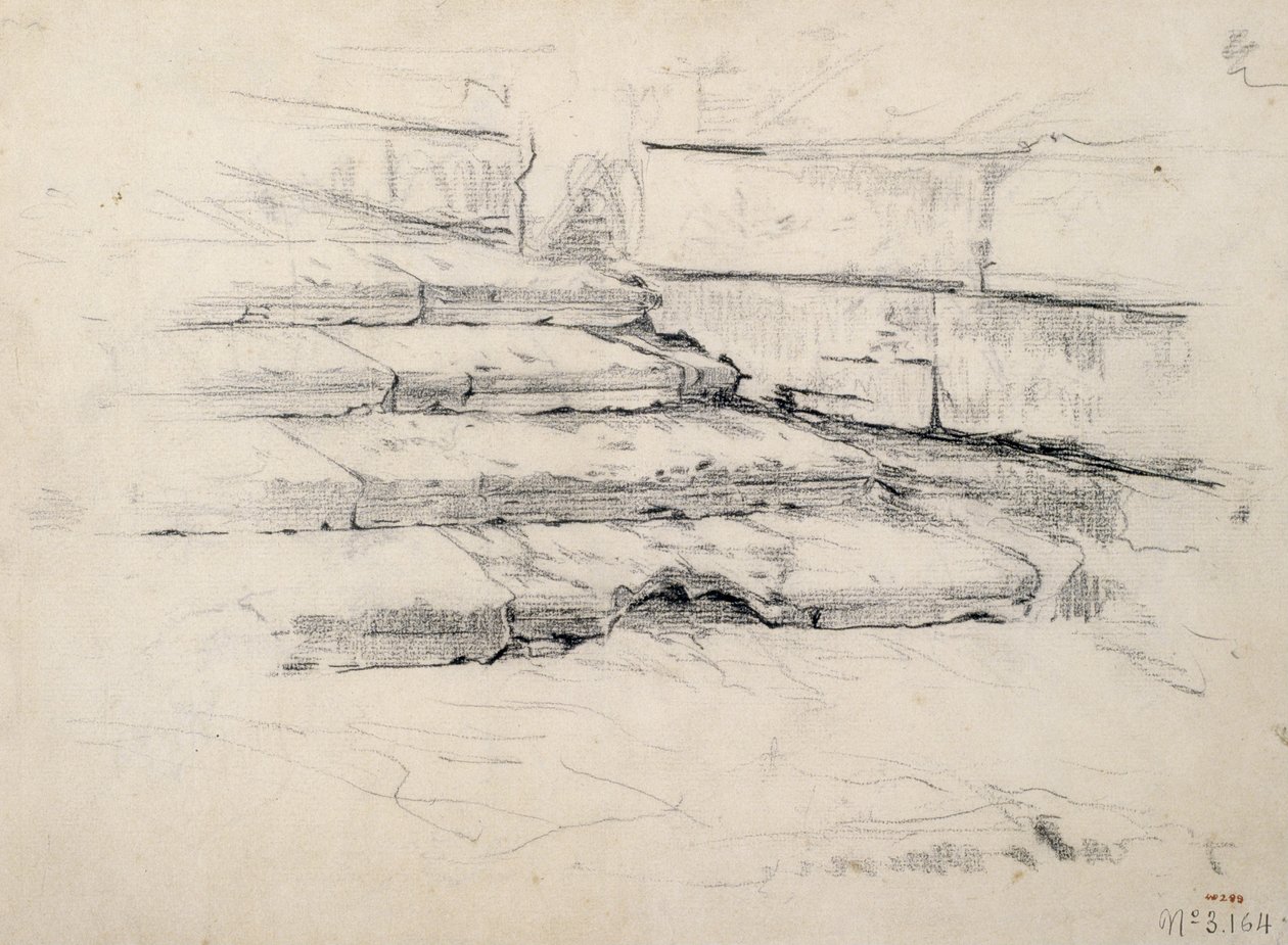 Undersøgelse af trin af Santiago Rusiñol