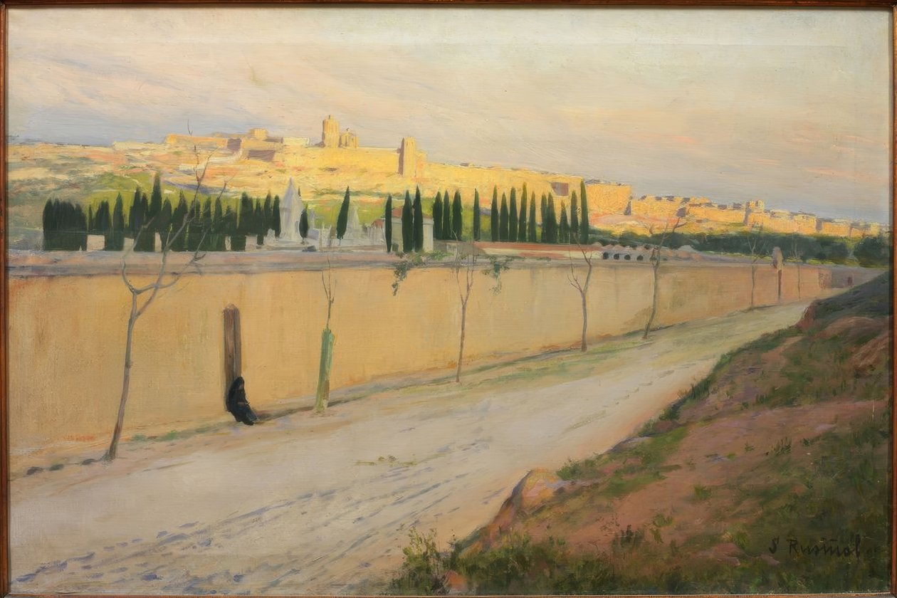 Vejen til kirkegården af Santiago Rusiñol