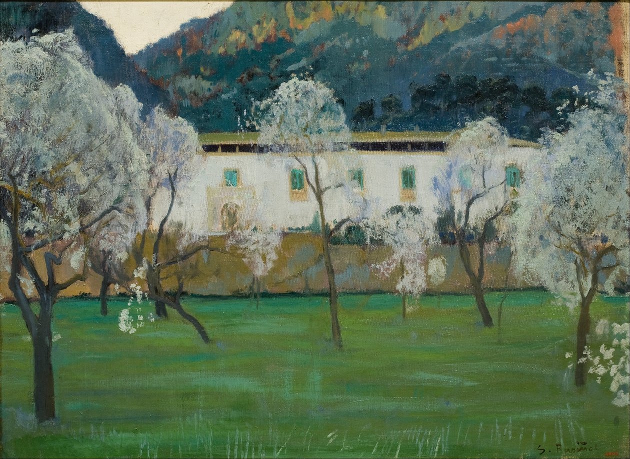 White Farmhouse (Bunyola, Mallorca) af Santiago Rusiñol