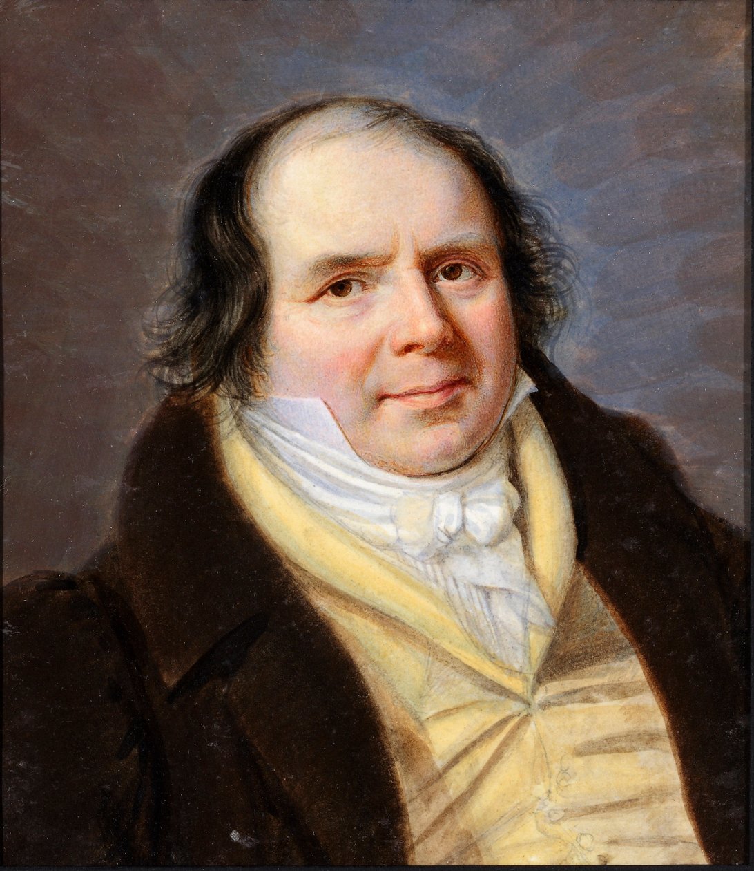 Portræt af en korpulent mand fra Genesis Bourgeoisie Maleri af Santo Panario (1786-1871) Genes, Gallery of Modern Art af Santo Panario