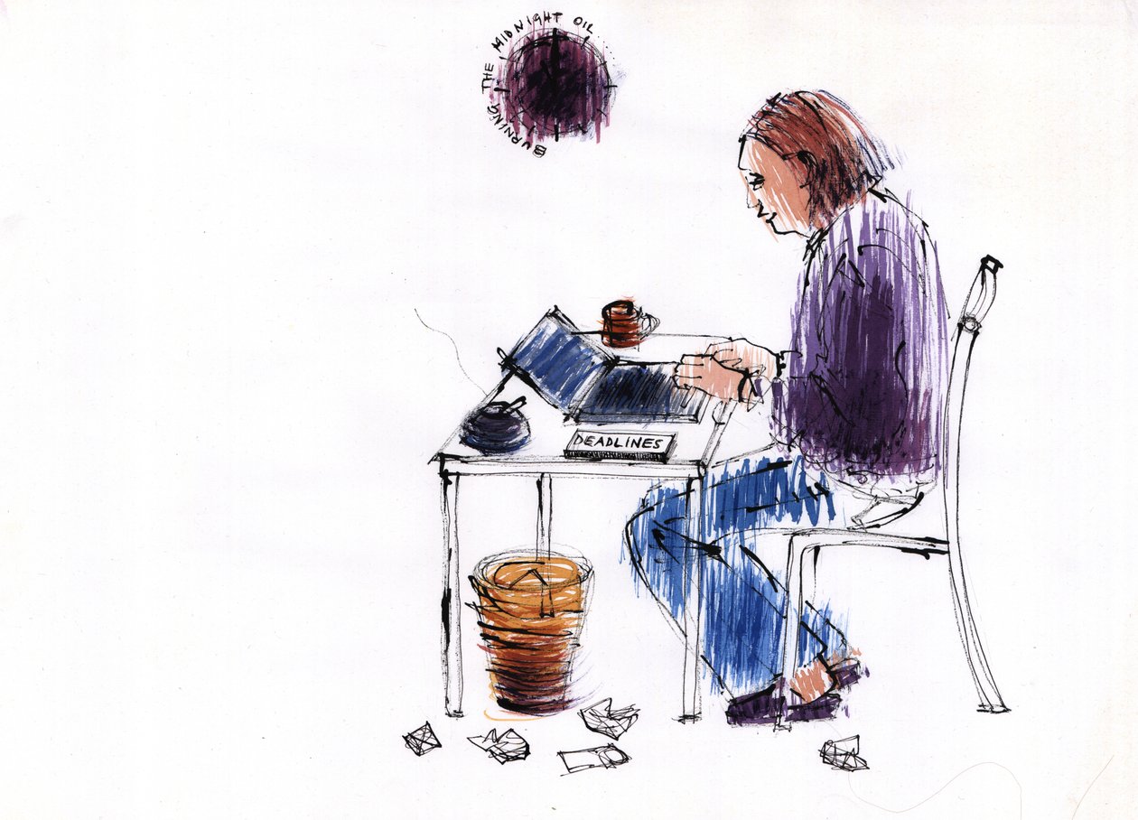 Burning the Midnight Oil, 2009 af Sara Hayward