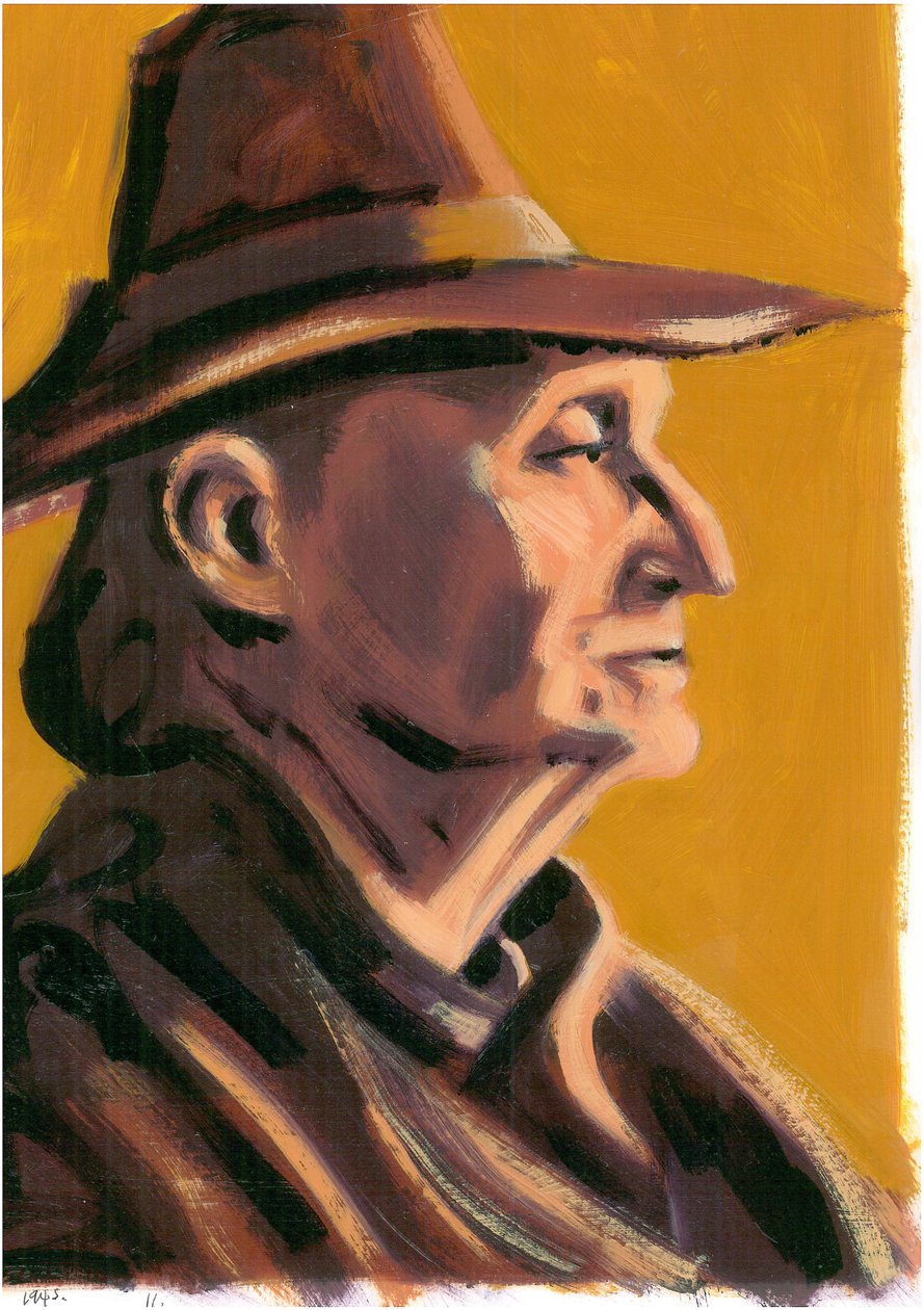 Edith Sitwell (1887-1964), 2008 (olie) af Sara Hayward