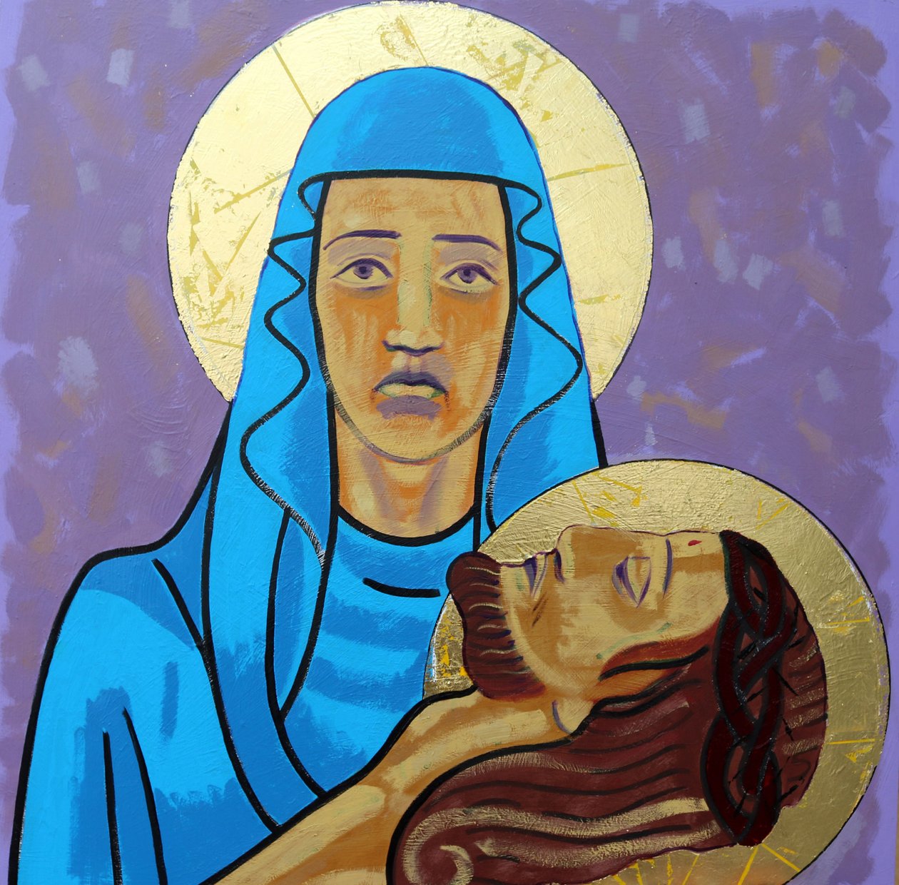 Jesus bliver taget ned fra korset af Sara Hayward