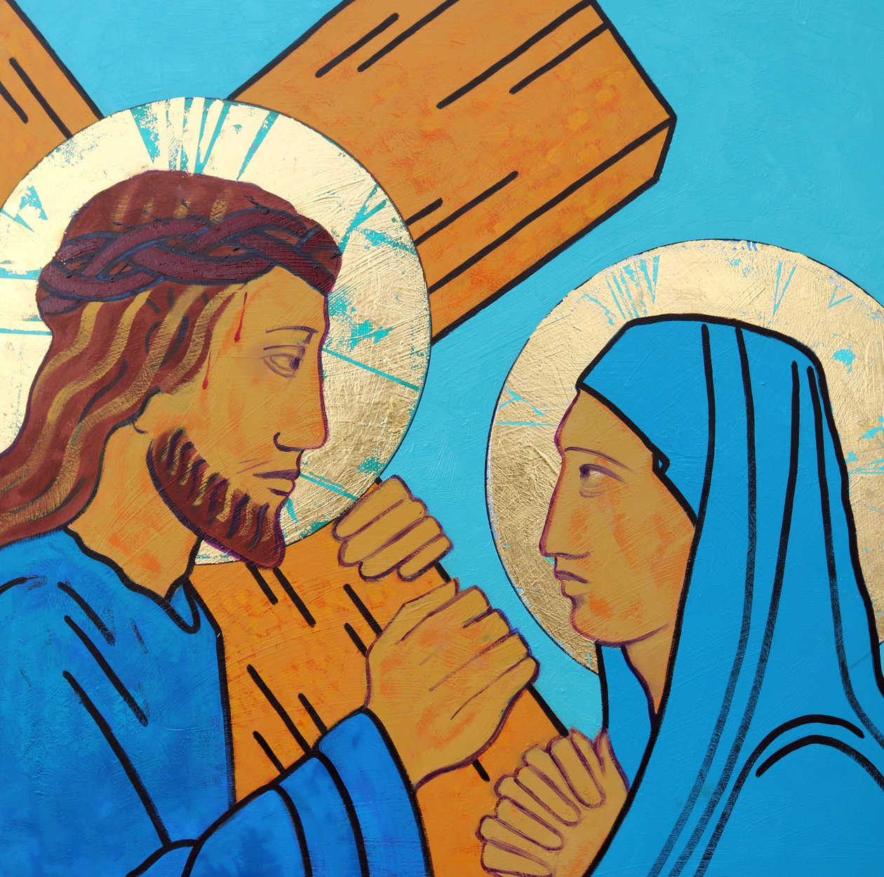 Jesus møder sin mor af Sara Hayward