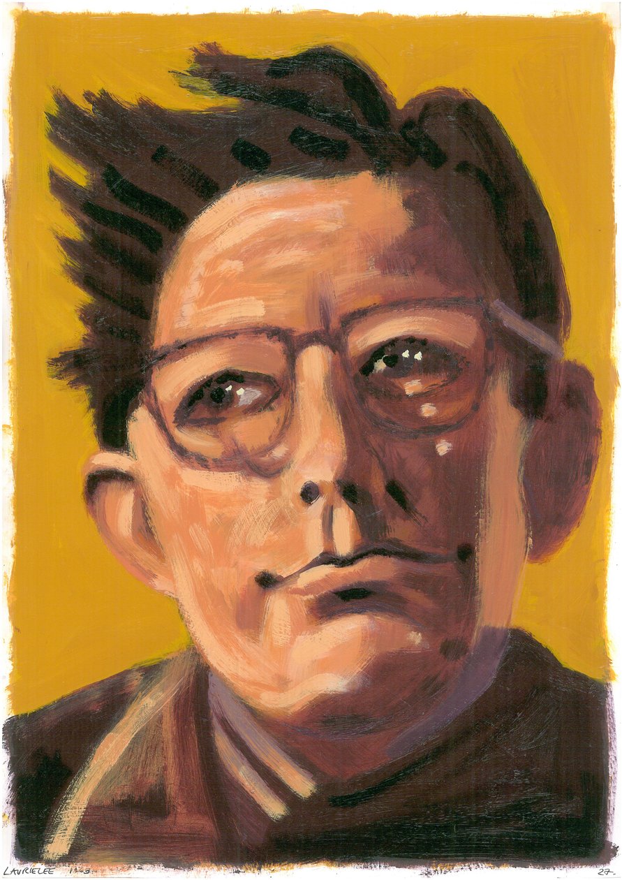 Laurie Lee, 2008 (olie) af Sara Hayward