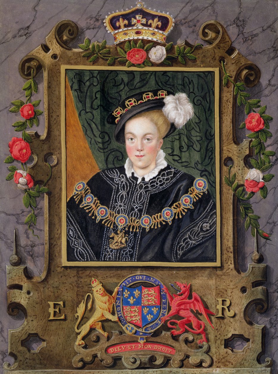 Portræt af Edward VI (1537-53) konge af England, omkring 14 år fra 