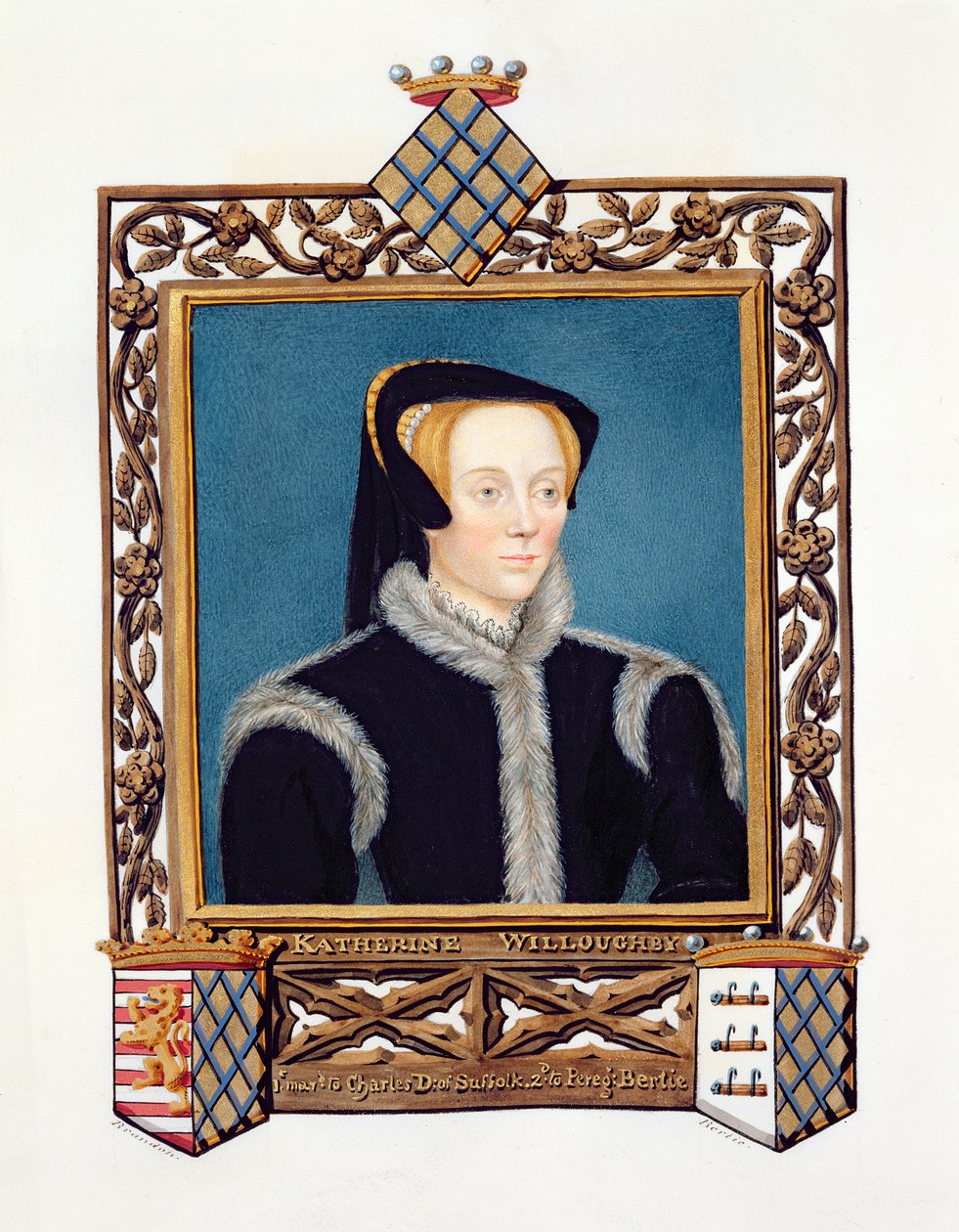 Portræt af Katherine Baroness Willoughby d