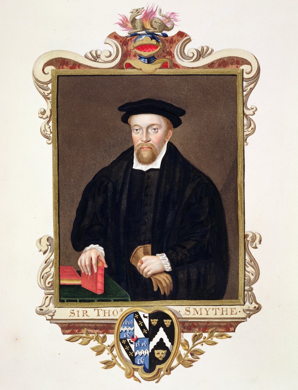 Portræt af Sir Thomas Smythe (ca. 1558-1625) fra 