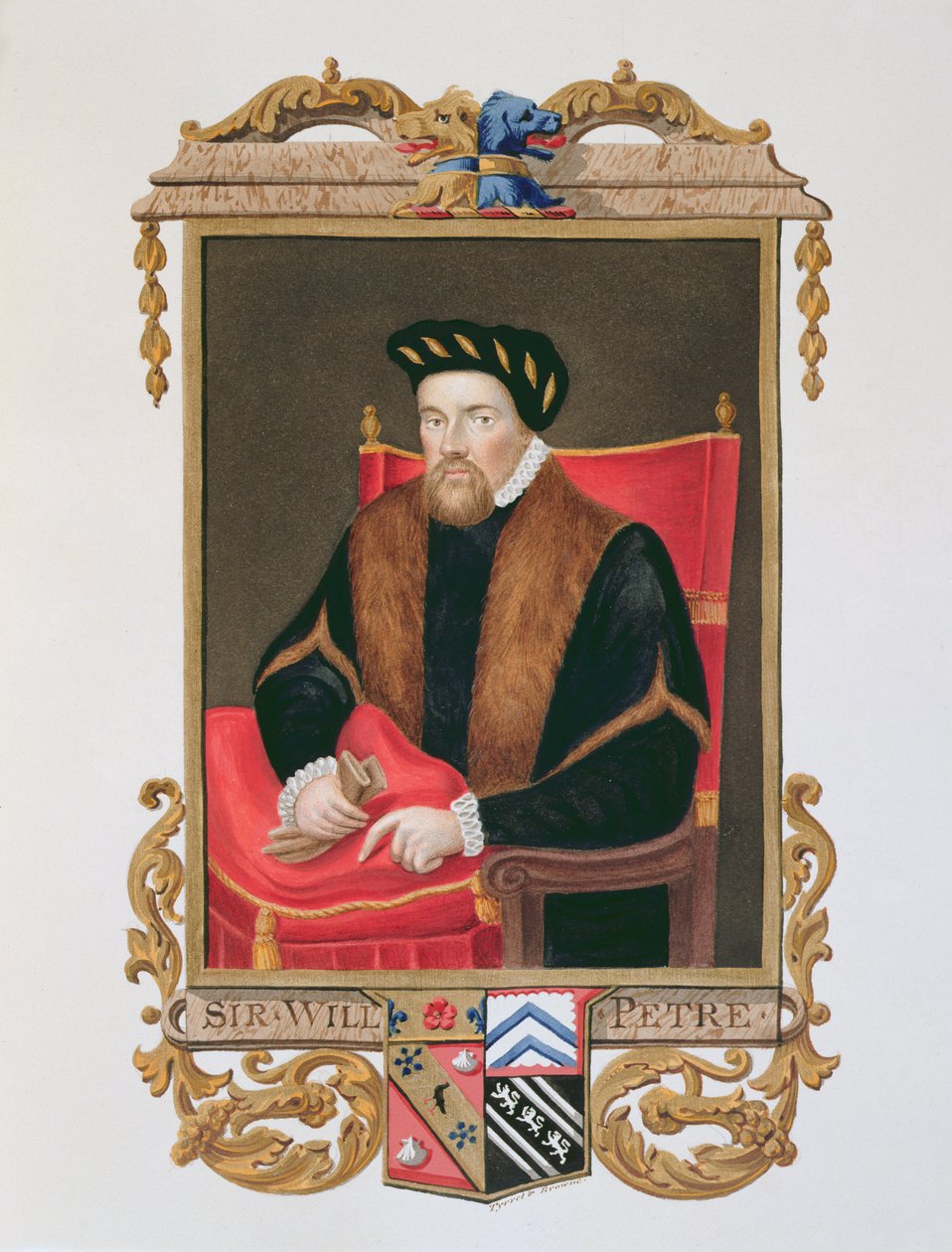 Portræt af Sir William Petre (ca. 1505-72) fra 