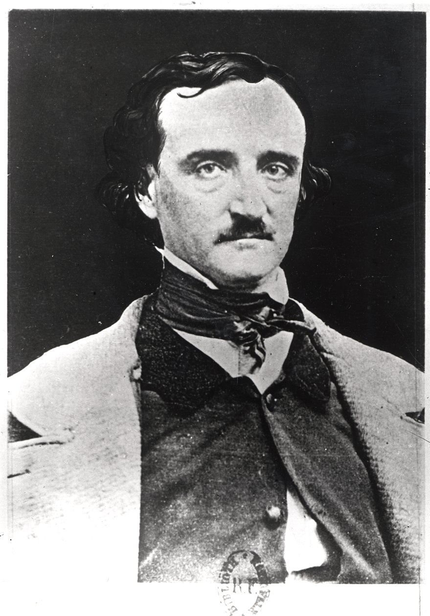 Portræt af Edgar Allan Poe (1809-49) (daguerreotypi) af Sarah Ellen Whitman