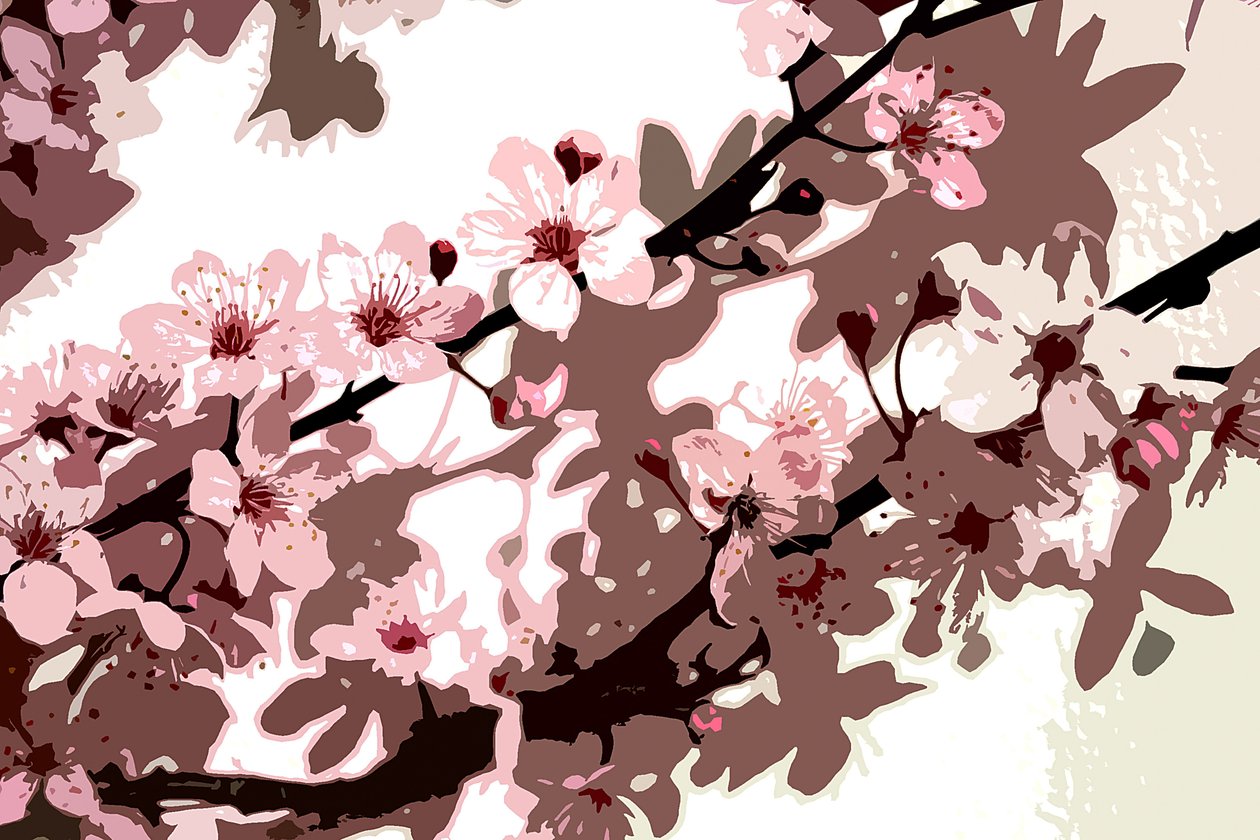 Japansk blomst af Sarah OToole