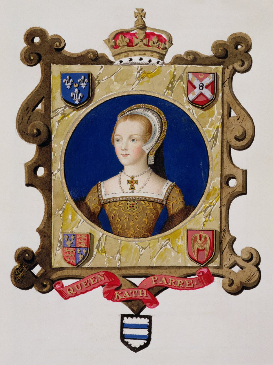 Portræt af Catherine Parr (1512-48) 6. dronning af Henrik VIII som ung kvinde fra 