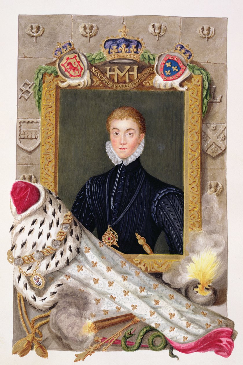 Portræt af Charles I af England (1600-49) som prins af Wales fra 