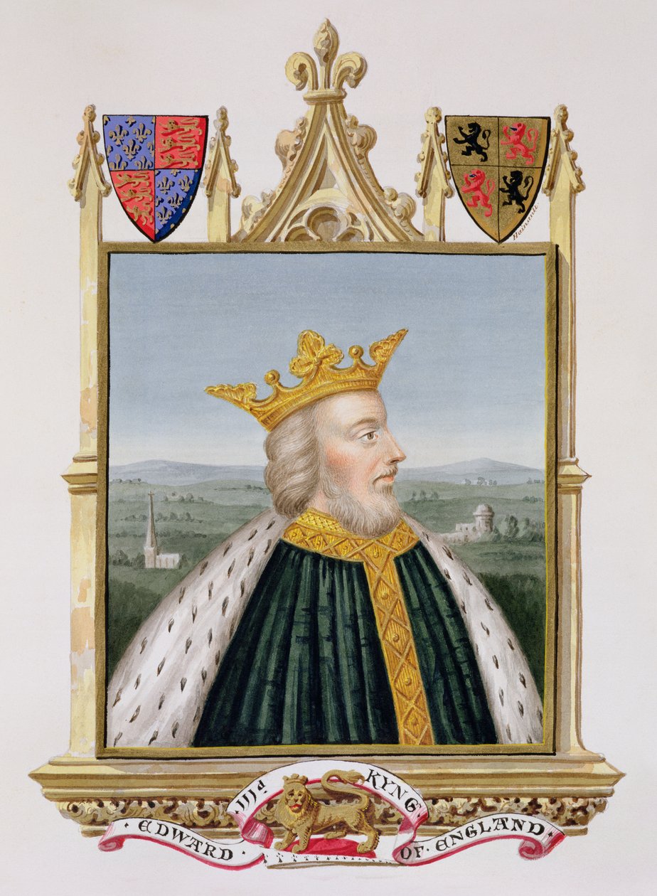 Portræt af Edward III (1312-77) Konge af England fra 1327 fra 
