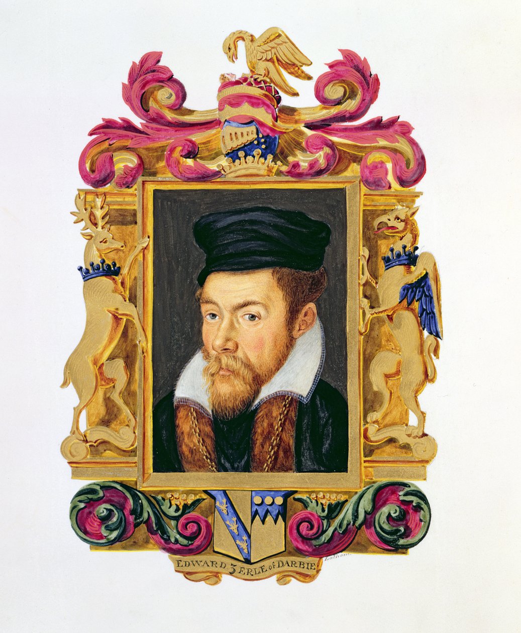 Portræt af Edward Stanley (1508-72) 3. jarl af Derby fra 
