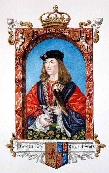 Portræt af James IV af Skotland (1473-1513) fra 