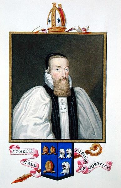 Portræt af Joseph Hall (1574-1656) biskop af Norwich fra 