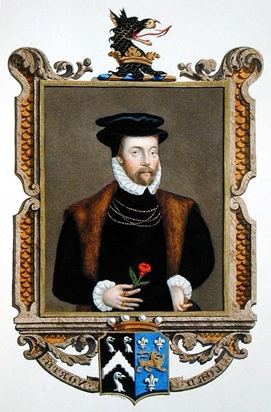Portræt af Lord Roger North (1530-1600) 2. Baron North fra 