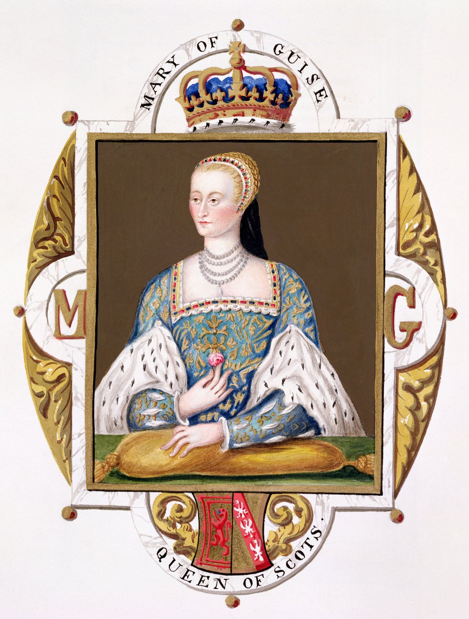 Portræt af Mary af Guise (1515-60) Dronning af Skotland fra 
