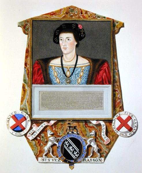 Portræt af Sir Anthony Browne (1500-48) fra 