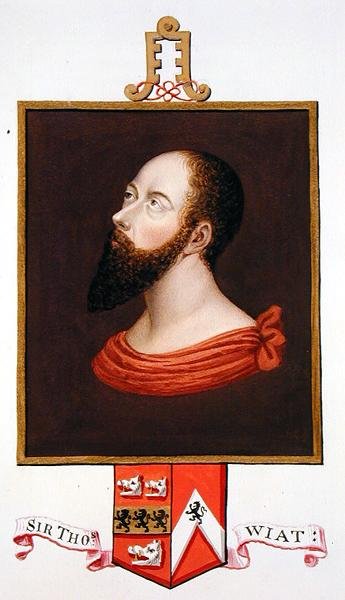 Portræt af Sir Thomas Wyatt den Ældre (c.1503-d.1542) fra 