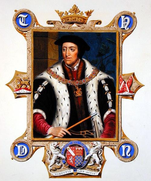 Portræt af Thomas Howard (1473-1554) 3. hertug af Norfolk fra 