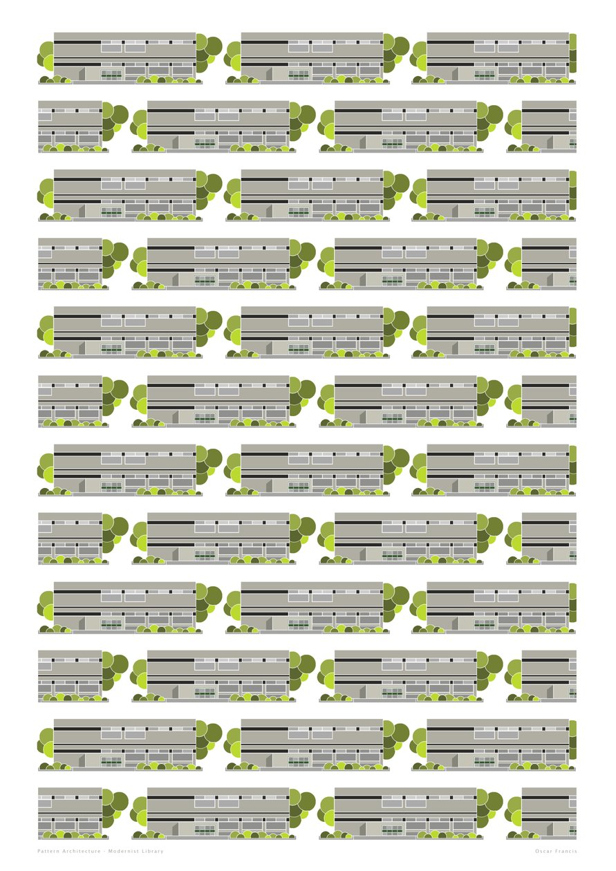 Modernist Library, 2015 (digital) af Sarah Evans