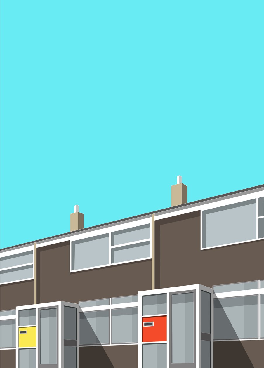 Span House, 2018 (digital) af Sarah Evans