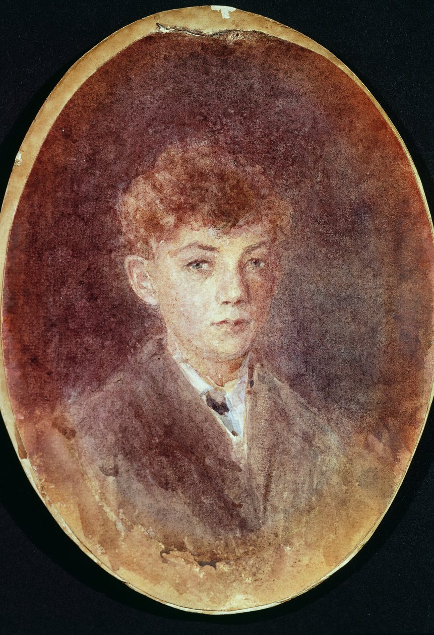 Portræt af Edward Benjamin Britten (Lowestoft af Sarah Fanny Hockey