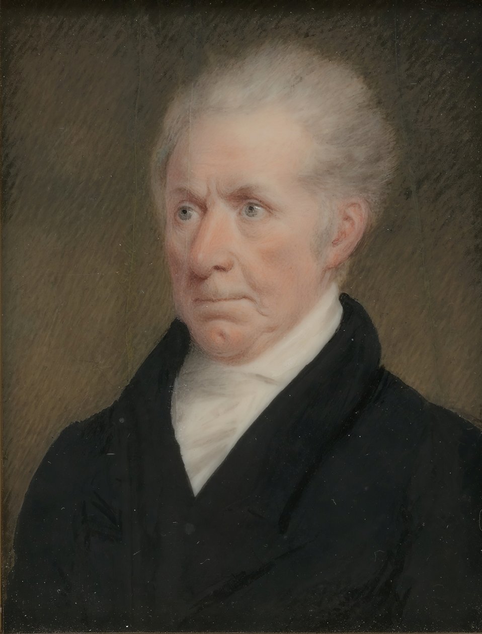 Gilbert Stuart, ca. 1825. af Sarah Goodridge