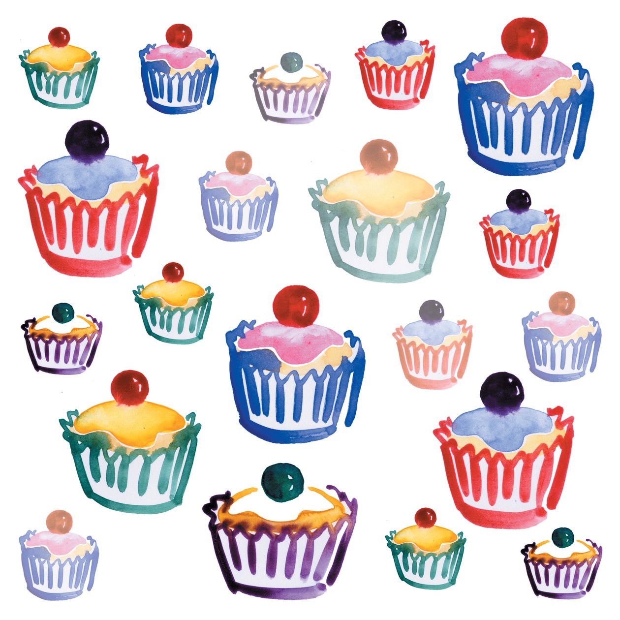 Cupcake Crazy, 2008 (digital) af Sarah Hough