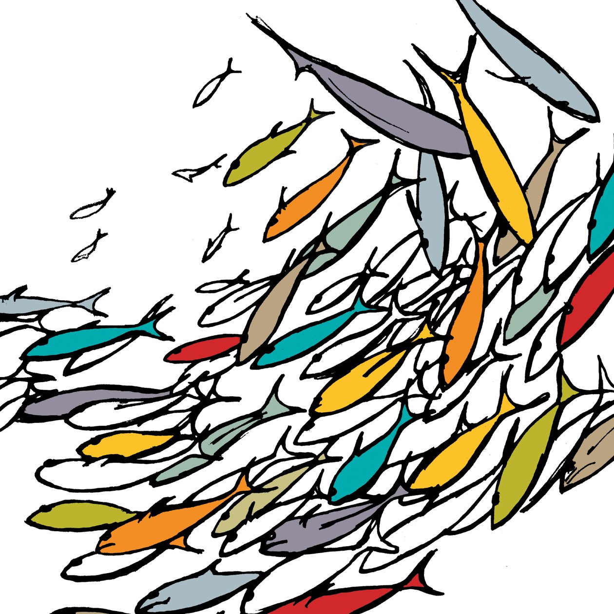 Something Fishy, 2009 (digital) af Sarah Hough