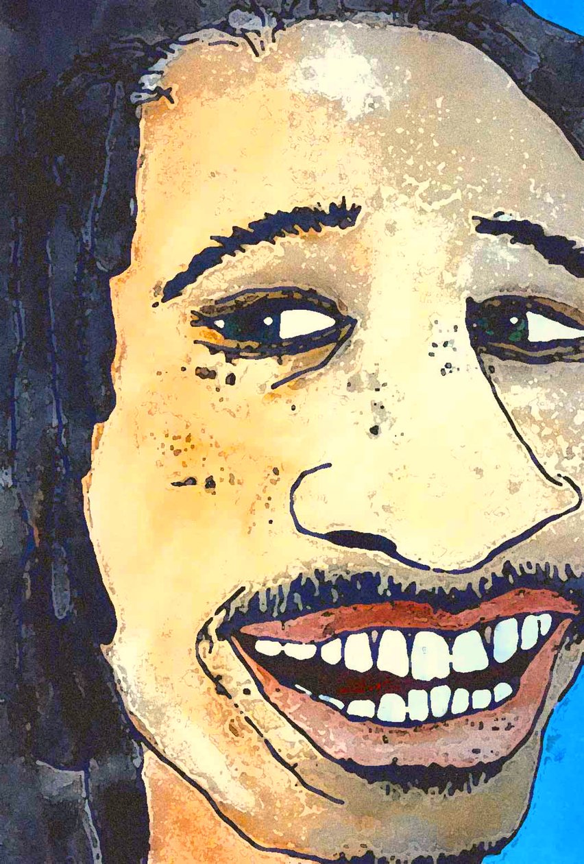Rastaman, 2020 (Inc Paper) af Sarah Thompson Engels
