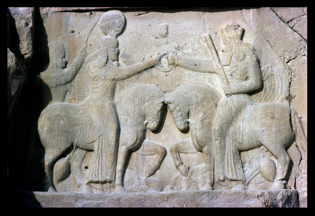 Relief, der skildrer kong Ardashir I