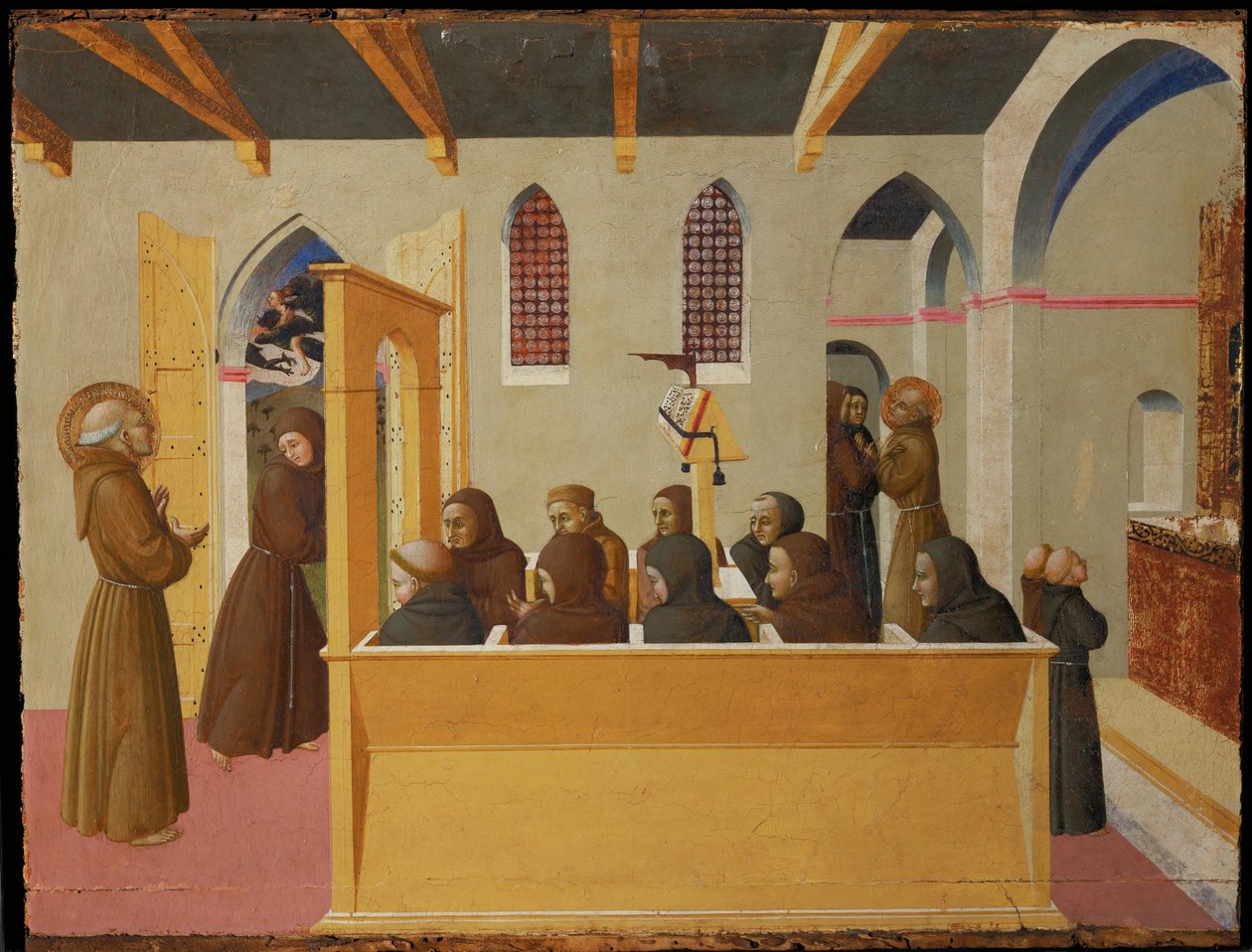 Fordømmelsen af Citernas elendige sjæl ... af Sassetta (c.1392 1450)