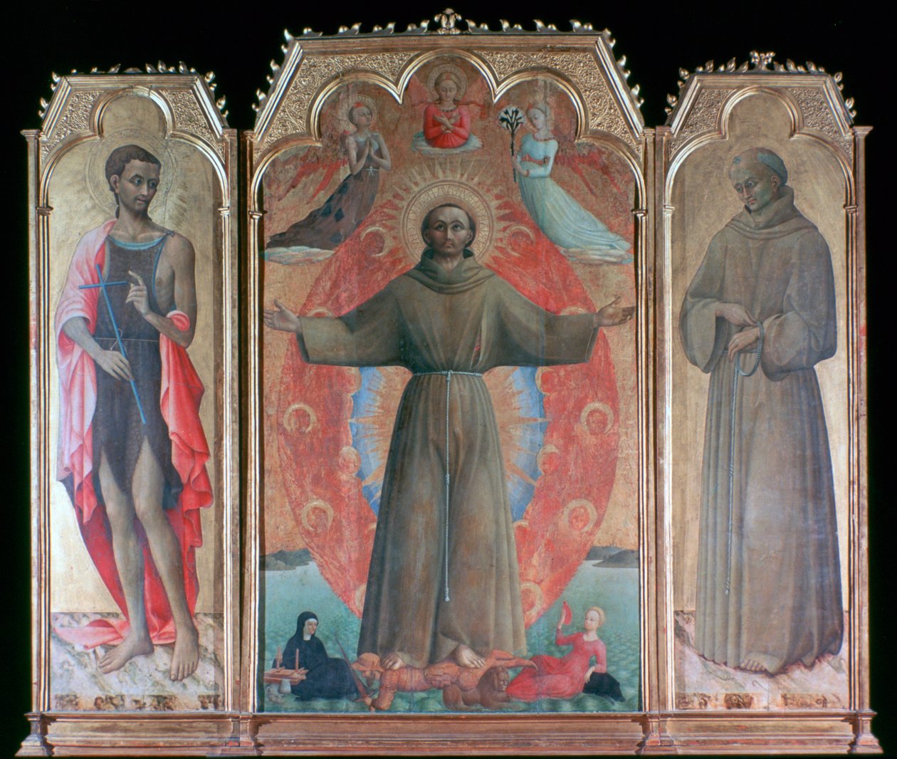 Franciskus ekstase, 1437-1444 af Sassetta