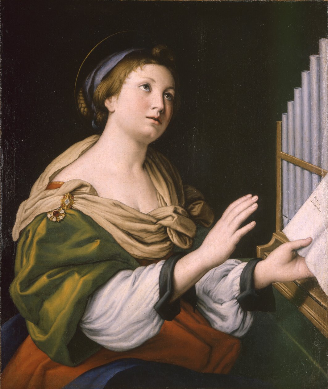 Sankt Cecilia, mellem 1640 og 1650 af Sassoferrato