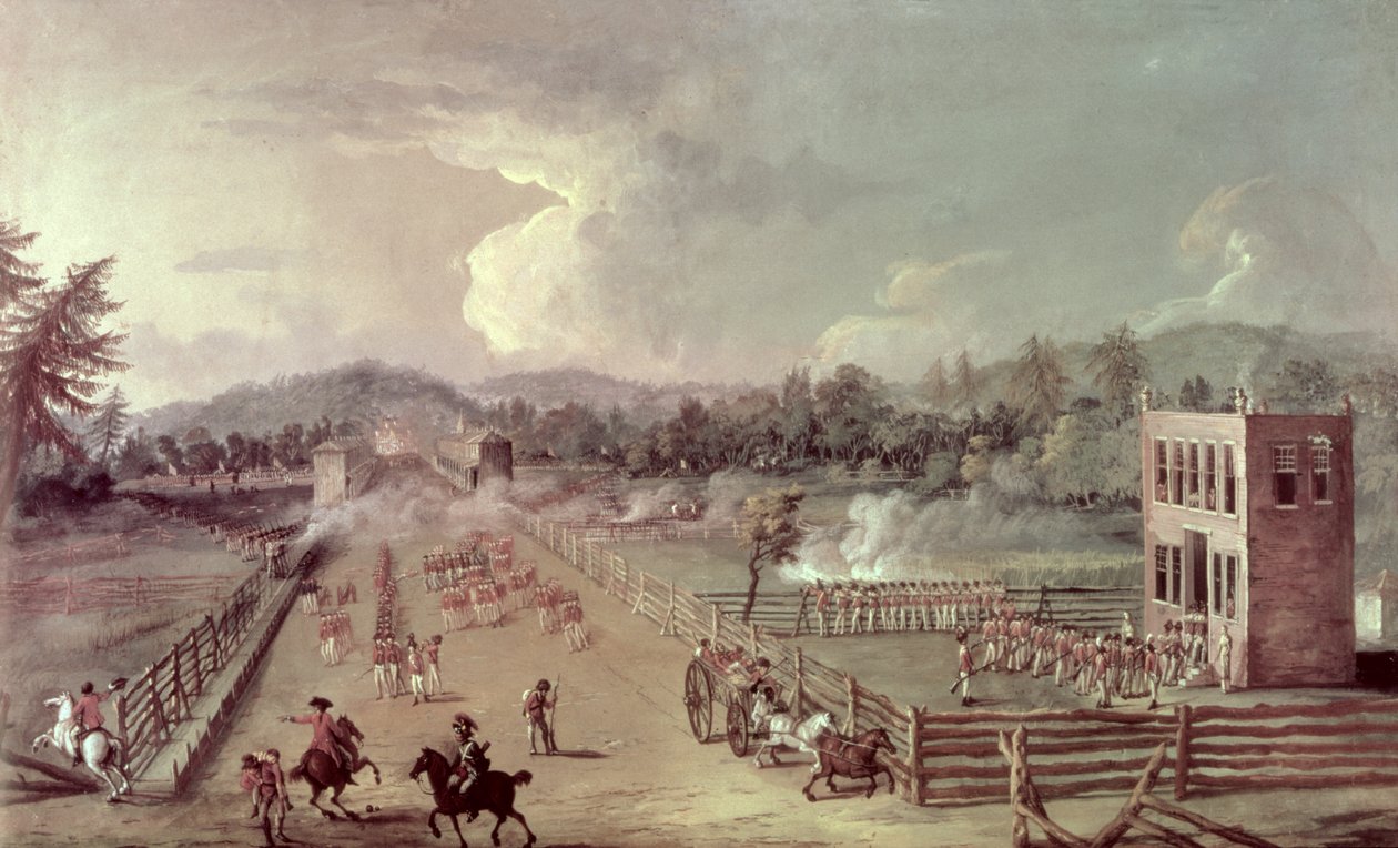 Slaget ved Germantown, 4. oktober 1777 af Saviero Xavier della Gatta