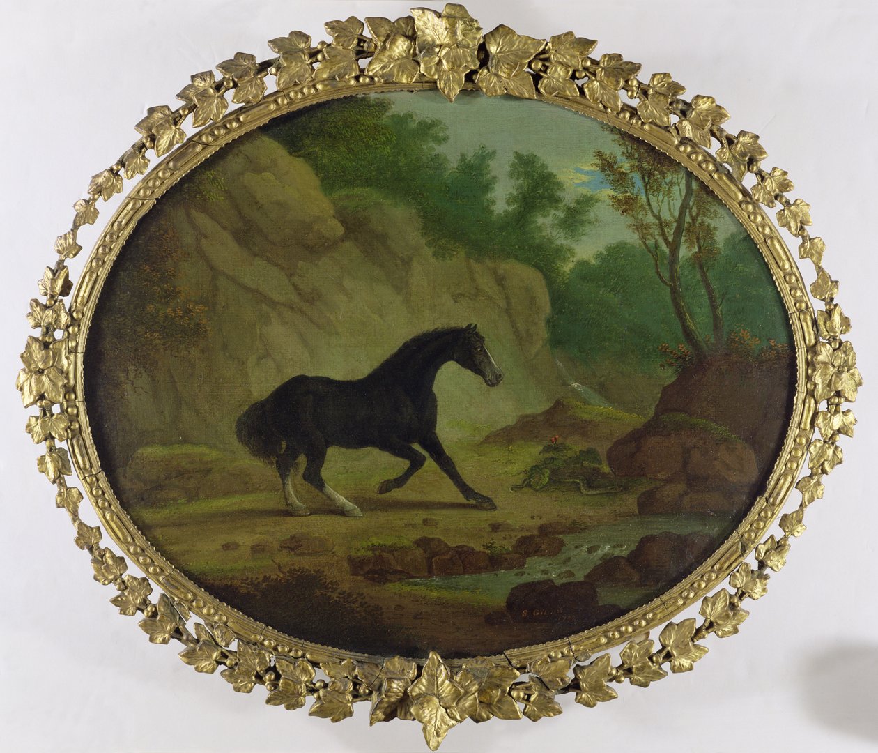 En hest skræmt af en slange, 1792 af Sawrey Gilpin