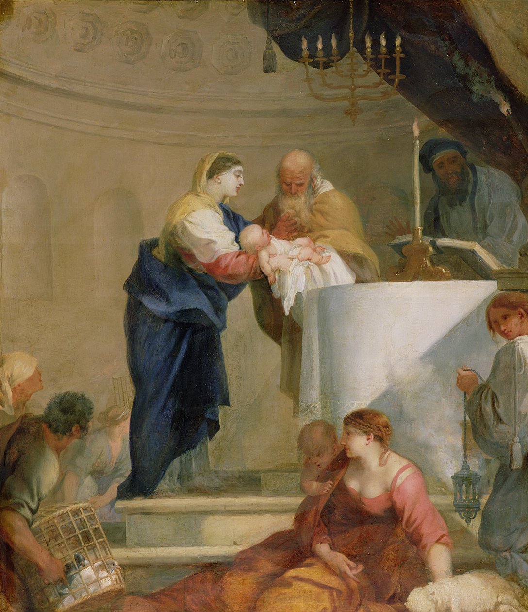 Præsentationen i templet af Sébastien Bourdon