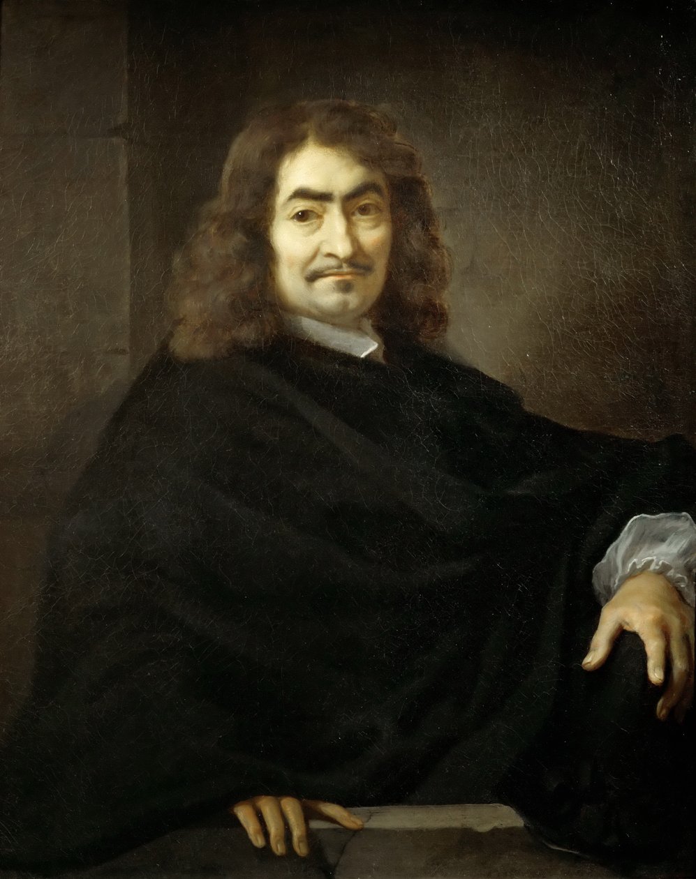 Formodet portræt af René Descartes af Sébastien Bourdon