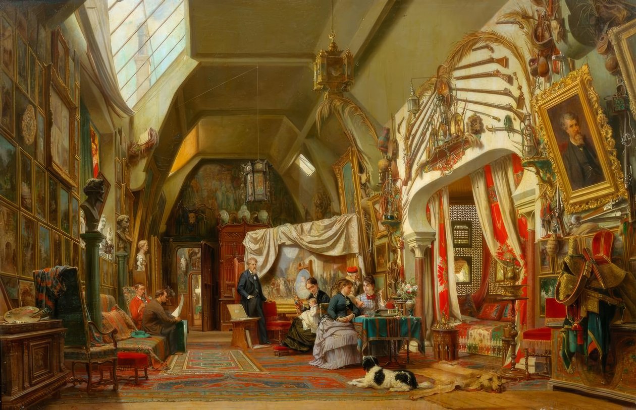 Kunstnerens værksted af Charles Giraud