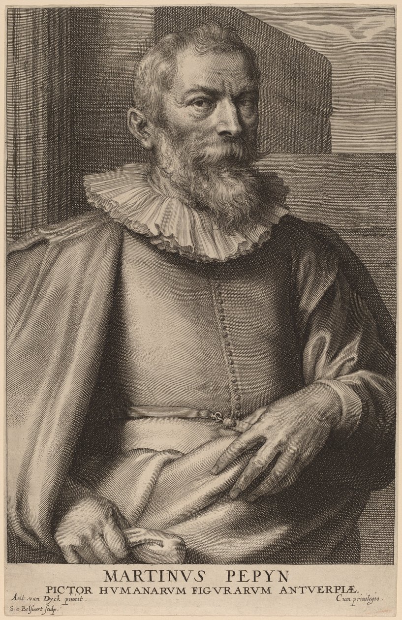 Martin Pepin af Schelte Adams Bolswert after Sir Anthony van Dyck
