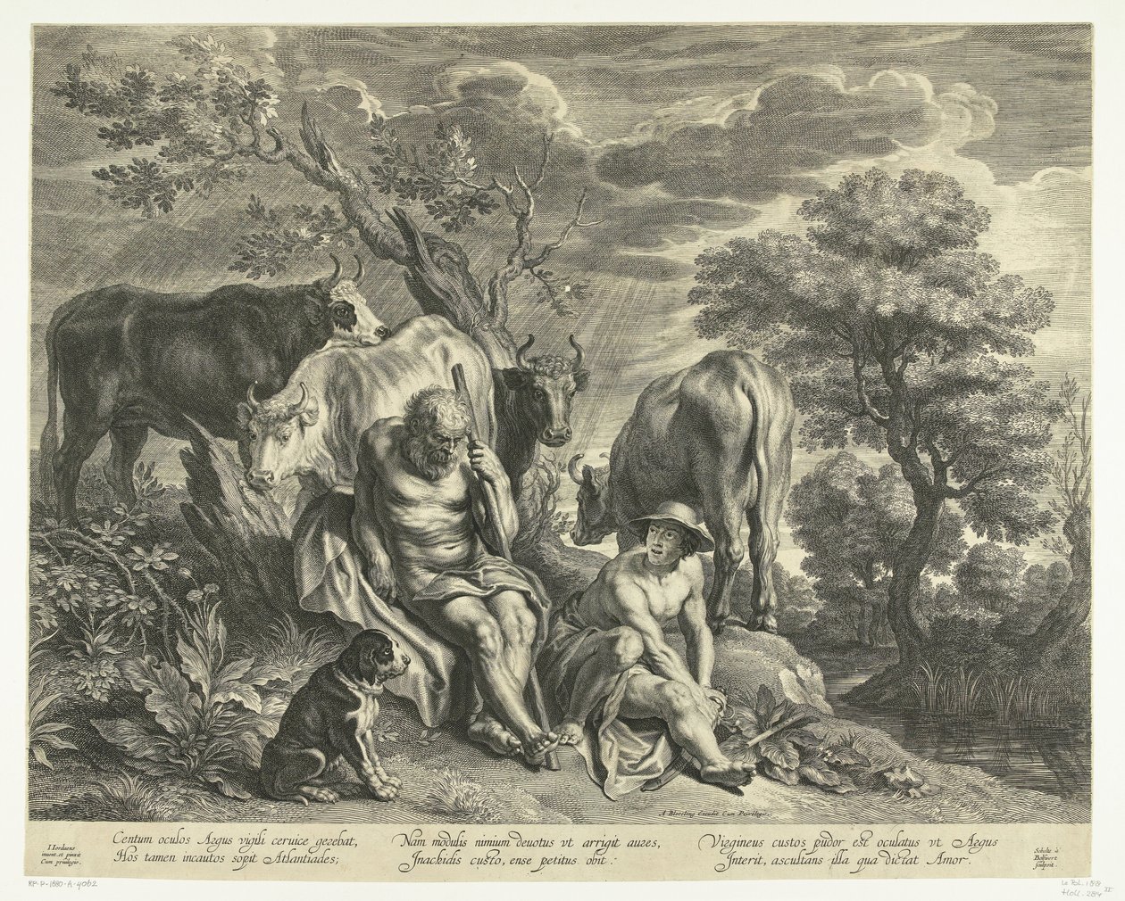 Mercury en Argus af Schelte Adamsz. Bolswert