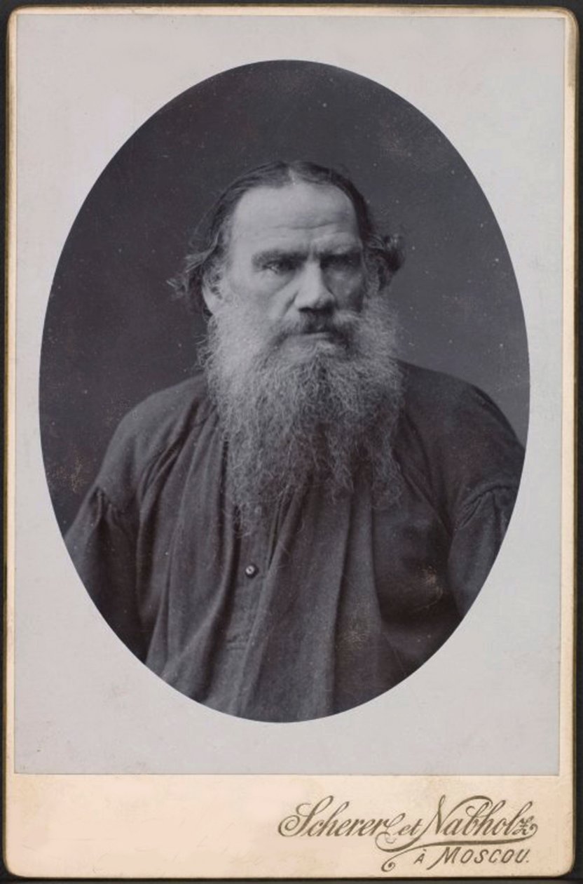 Leo Tolstoy, russisk forfatter, 1900 af Scherer Nabholz and Co