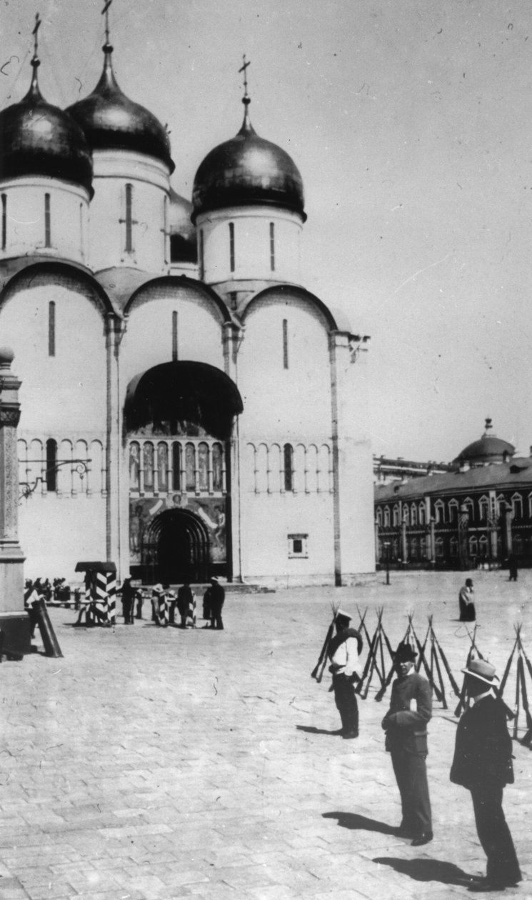 Dormition-katedralen i Kreml i Moskva, Rusland, 1883. af Scherer Nabholz and Co